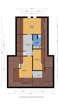 Floorplan - Oudeweg 63, 9628 CB Siddeburen